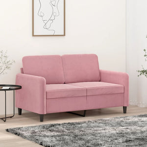 Divano a 2 Posti Rosa 120 cm in Vellutocod mxl 109393