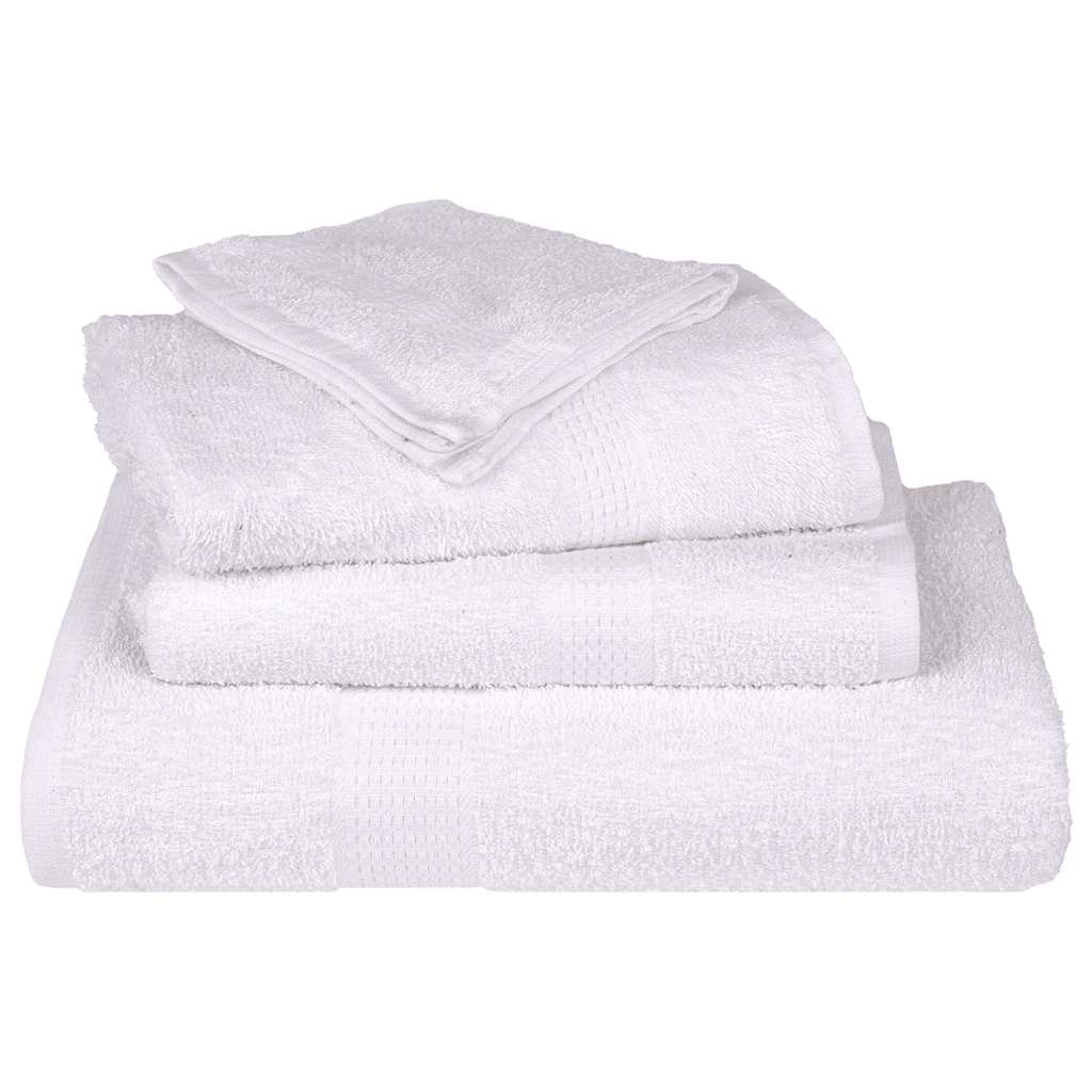 Salviette 2 pz Bianche 15x21 cm 360 g/m² 100% Cotone 136637