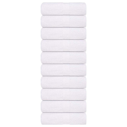 Salviette 10 pz Bianche 15x21 cm 360 g/m² 100% Cotone 136639