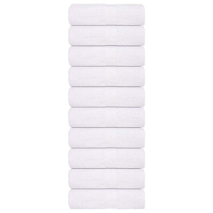 Salviette 10 pz Bianche 15x21 cm 360 g/m² 100% Cotone 136639