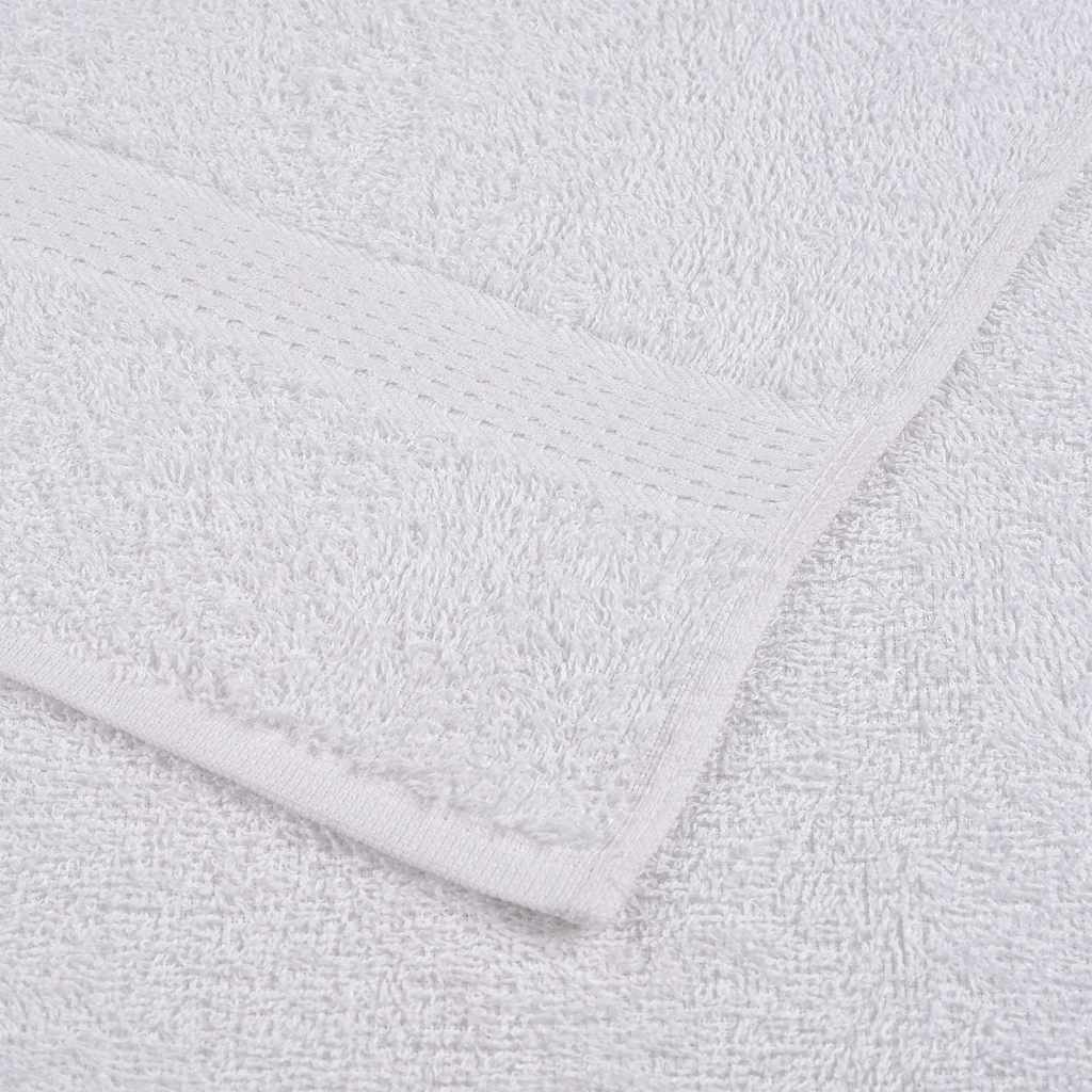 Salviette 10 pz Bianche 15x21 cm 360 g/m² 100% Cotone 136639