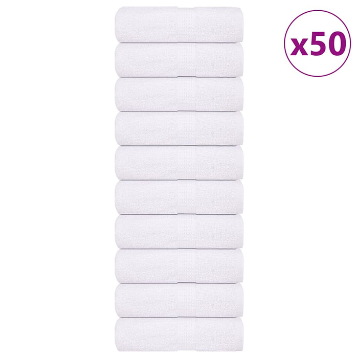 Salviette 50 pz Bianche 15x21 cm 360 g/m² 100% Cotone 136640