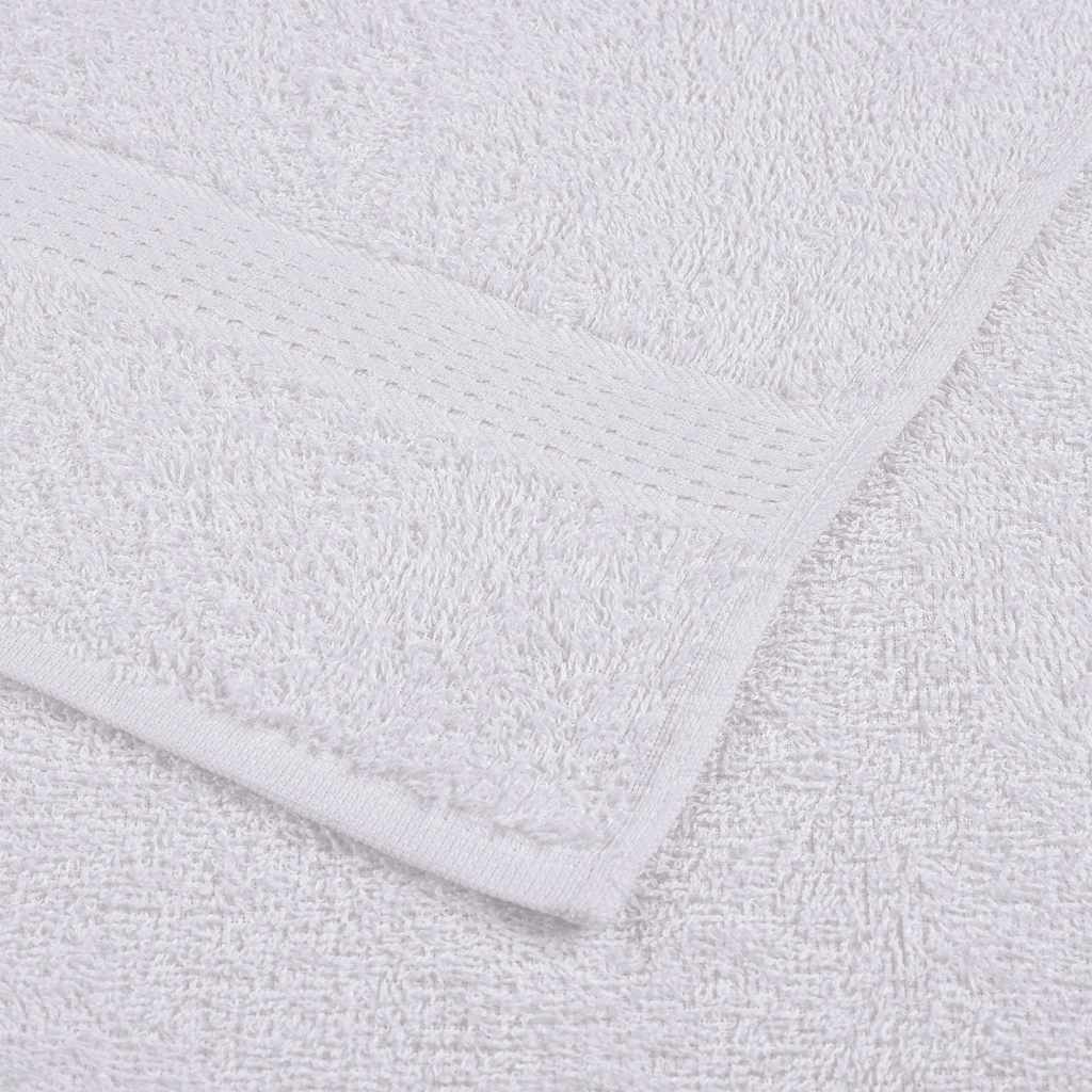 Asciugamani Ospiti 2 pz Bianco 30x50 cm 360 g/m² 100% Cotone 136645