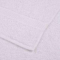 Asciugamani da Bagno 25pz Bianchi 100x150cm 360g/m² 100% Cotone 136660