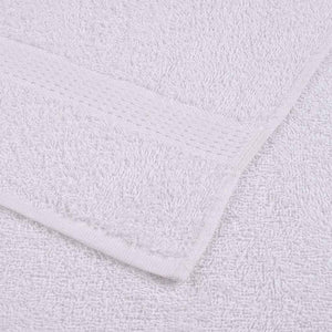 Asciugamani da Bagno 25pz Bianchi 100x150cm 360g/m² 100% Cotone 136660