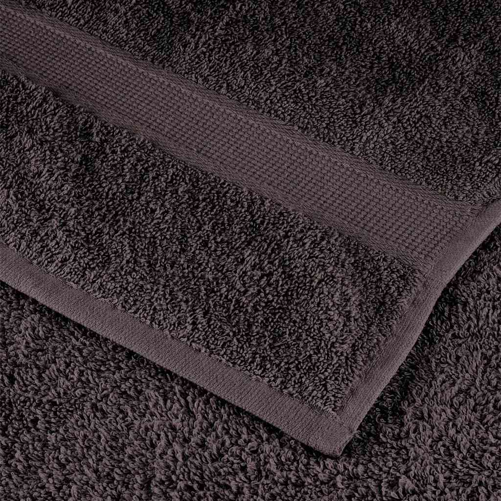 Asciugamani Ospiti 50 pz Antracite 30x50cm 360 g/m² 100% Cotone 136680