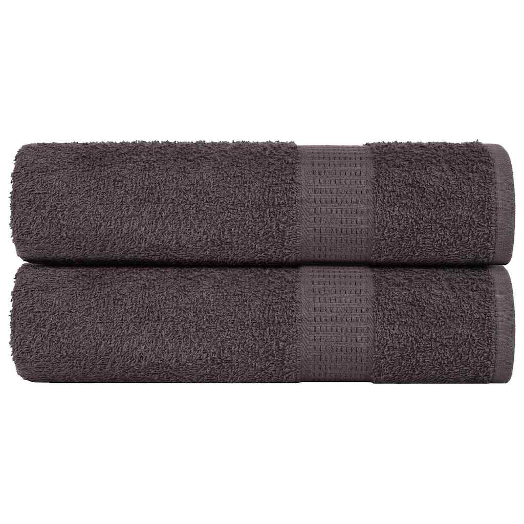 Asciugamani da Bagno 2 pz 100x150 cm 360 g/m² 100% Cotone 136689