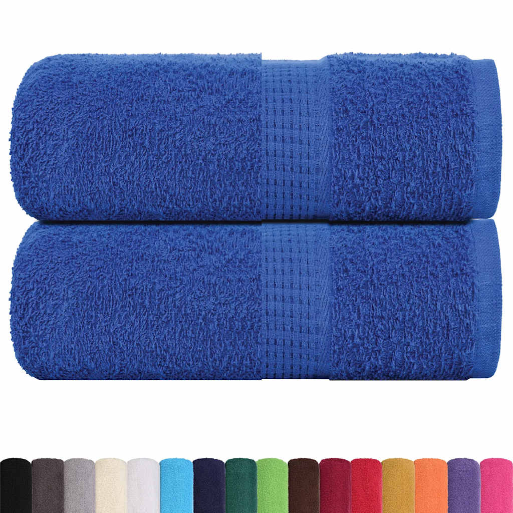 Asciugamani per Sapone 2 pz Blu 30x30 cm 360 g/m² 100% Cotone 136704