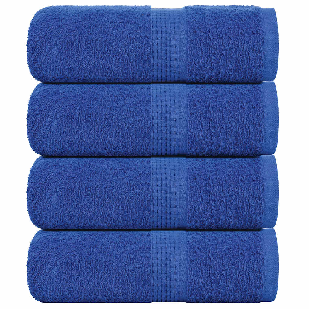 Asciugamani per Sapone 4 pz Blu 30x30 cm 360 g/m² 100% Cotone 136705