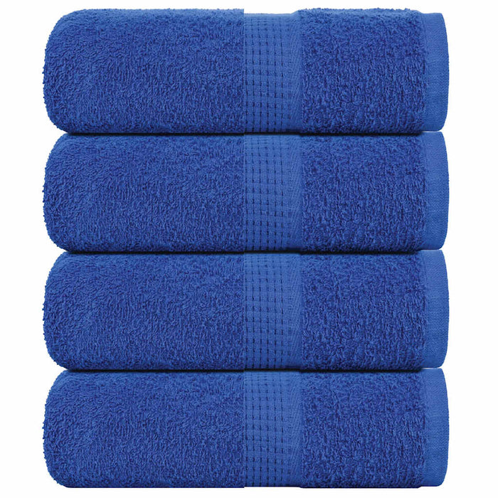 Asciugamani per Sapone 4 pz Blu 30x30 cm 360 g/m² 100% Cotone 136705