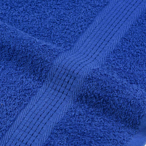 Asciugamani 2 pz Blu 50x100 cm 360 g/m² 100% Cotone 136710