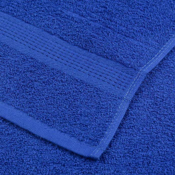 Asciugamani per Sauna 2 pz Blu 80x200cm 360g/m² 100% Cotone 136719