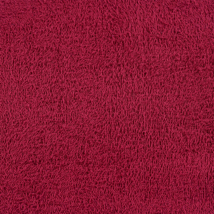 Asciugamani Ospiti 10 pz Bordò 30x50 cm 360 g/m² 100% Cotone 136733