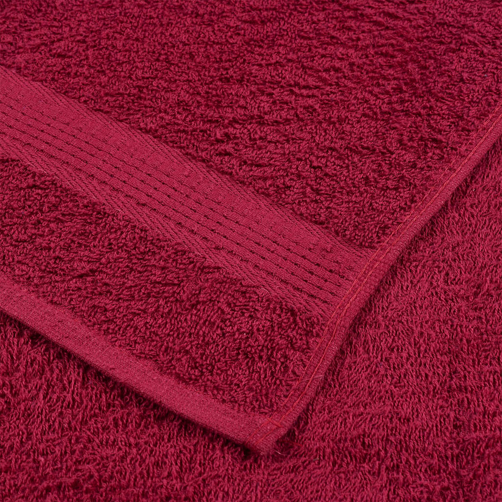 Asciugamani Doccia 4 pz Bordeaux 70x140 cm 360 g/m² 100% Cotone 136738