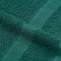 Asciugamani 4 pz Verde 50x100 cm 360 g/m² 100% Cotone 136855