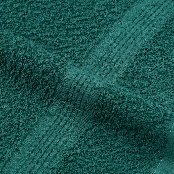 Asciugamani 4 pz Verde 50x100 cm 360 g/m² 100% Cotone 136855