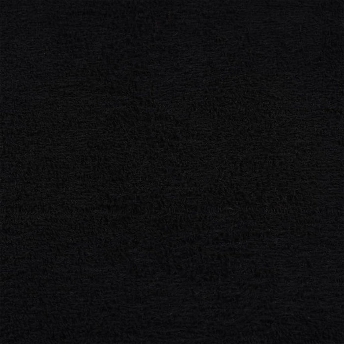 Asciugamani da Bagno 10pz Neri 100x150cm 360g/m² 100% Cotone 136958