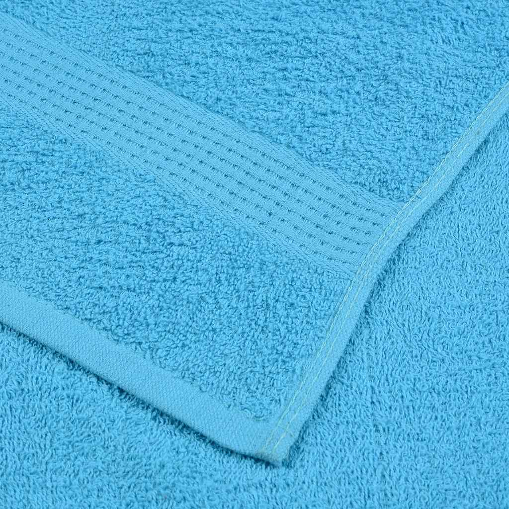 Asciugamani Sapone 4 pz Turchesi 30x30 cm 360 g/m² 100% Cotone 136969