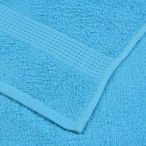 Asciugamani Sapone 4 pz Turchesi 30x30 cm 360 g/m² 100% Cotone 136969