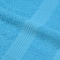 Asciugamani Sapone 4 pz Turchesi 30x30 cm 360 g/m² 100% Cotone 136969