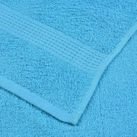 Asciugamani Sapone 10 pz Turchesi 30x30 cm 360 g/m² 100% Cotone 136970