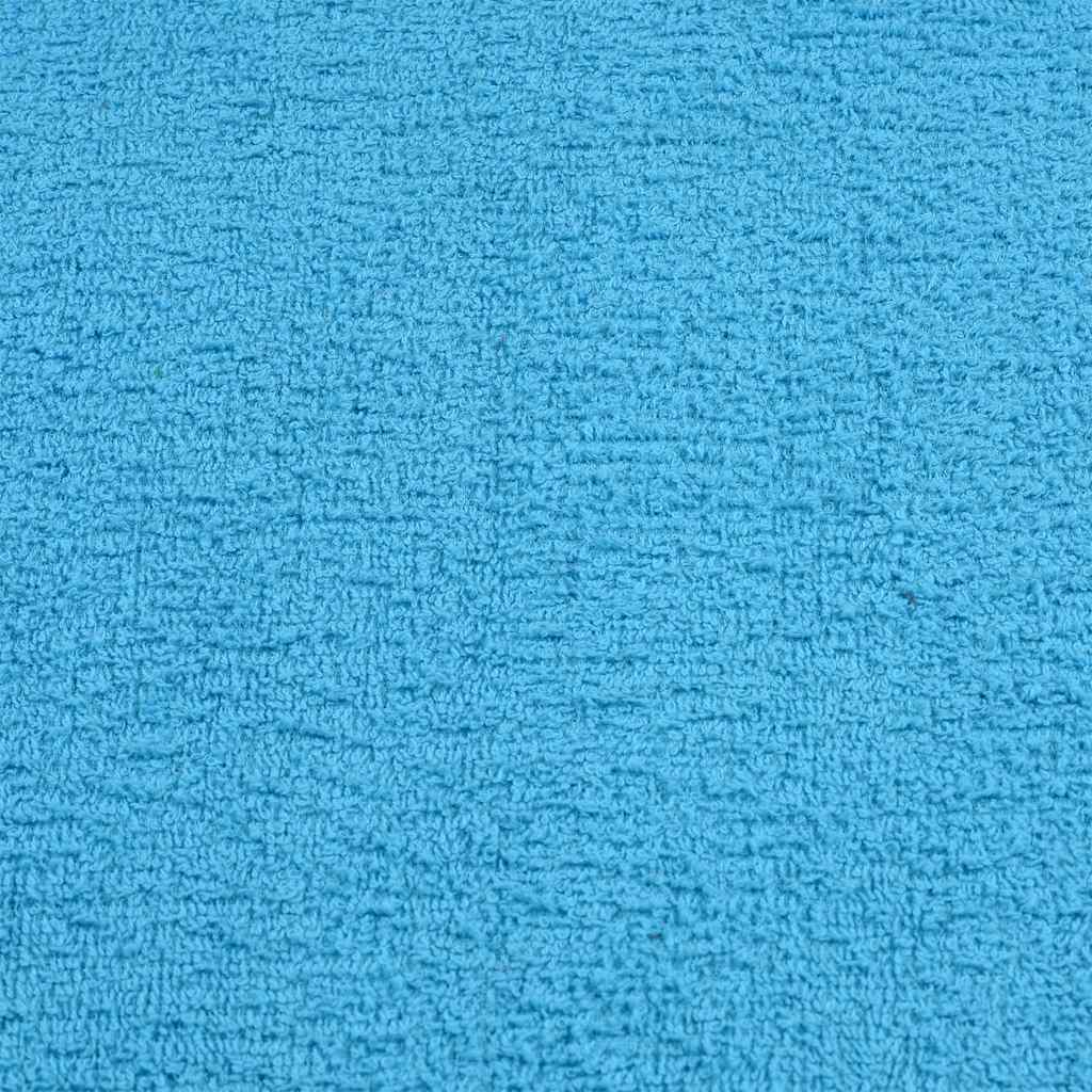 Asciugamani Ospiti 4 pz Turchesi 30x50 cm 360 g/m² 100% Cotone 136972