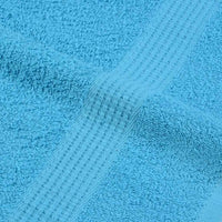 Asciugamani Ospiti 4 pz Turchesi 30x50 cm 360 g/m² 100% Cotone 136972