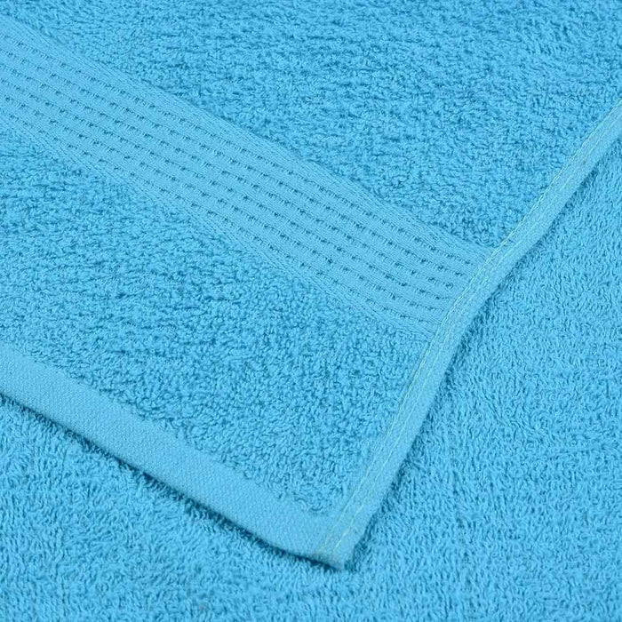 Asciugamani Ospiti 10 pz Turchesi 30x50 cm 360 g/m² 100% Cotone 136973