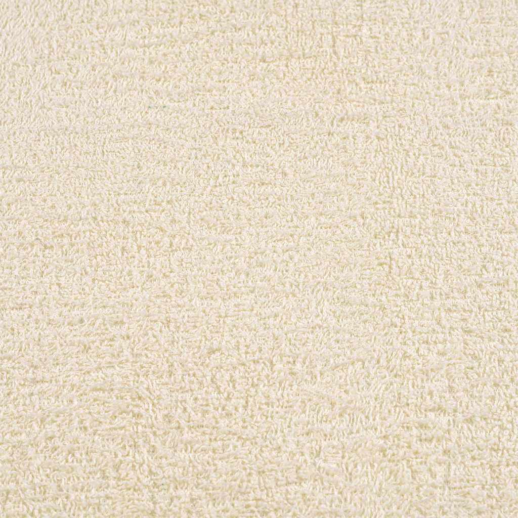 Asciugamani 2 pz Crema 50x100 cm 360 g/m² 100% Cotone 136998