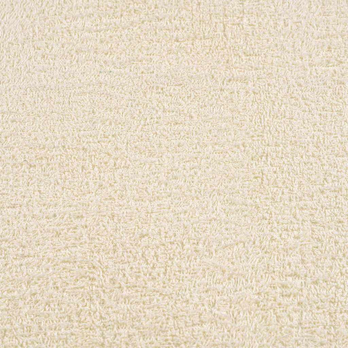 Asciugamani 2 pz Crema 50x100 cm 360 g/m² 100% Cotone 136998