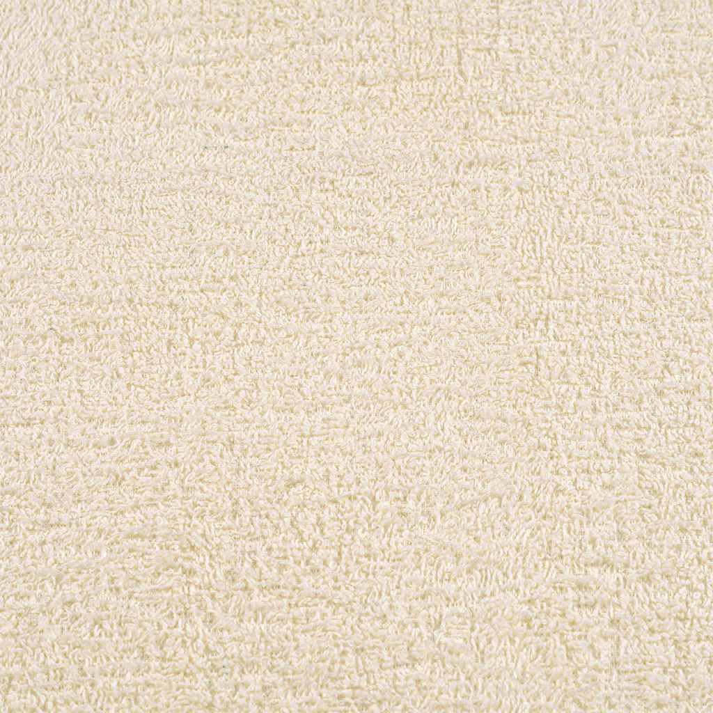 Asciugamani 4 pz Crema 50x100 cm 360 g/m² 100% Cotone 136999