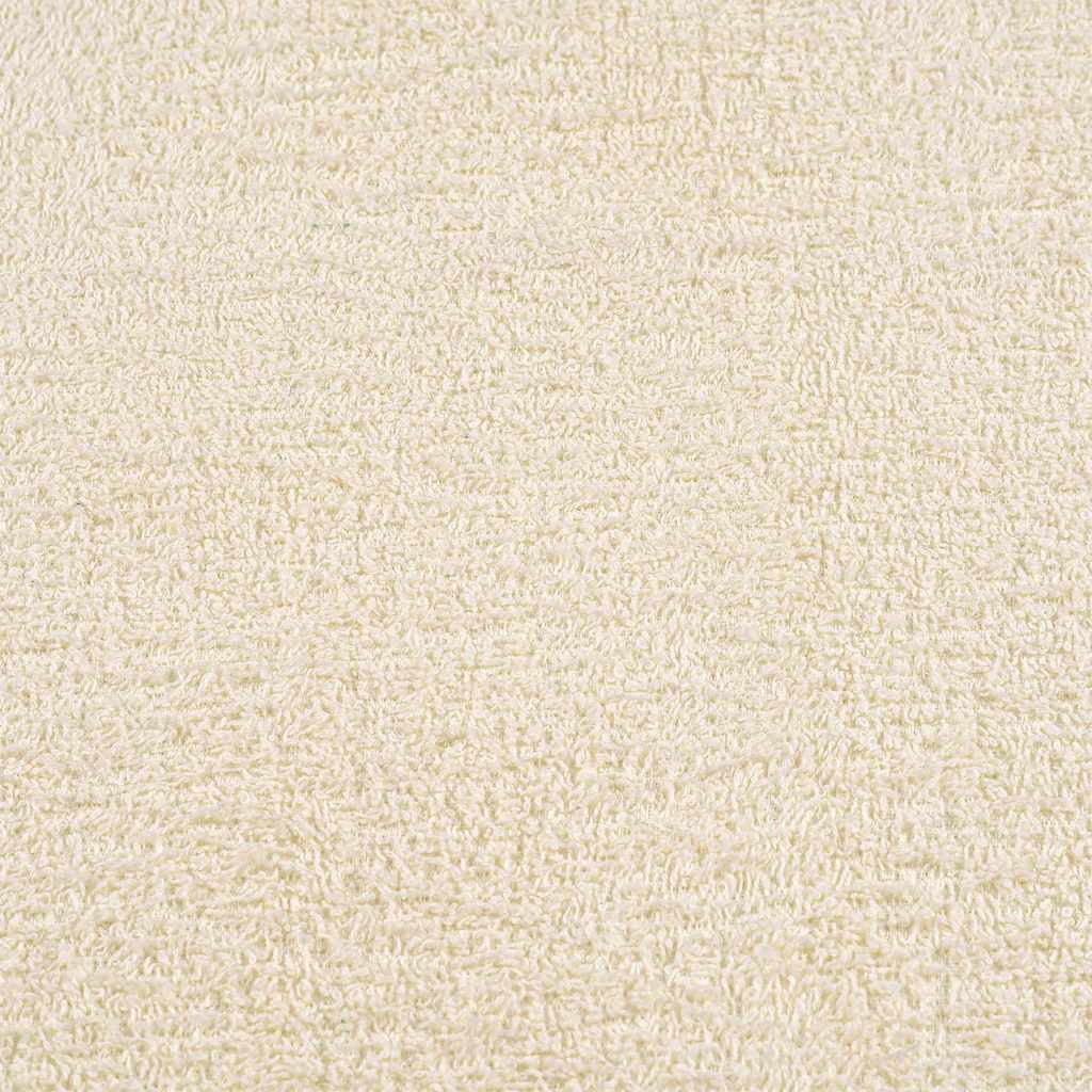 Asciugamani 10 pz Crema 50x100 cm 360 g/m² 100% Cotone 137000