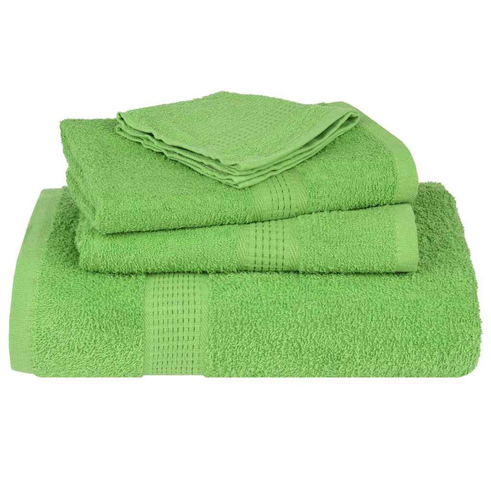 Asciugamani per Sapone 2 pz Verde Mela 30x30 cm 360 g/m² Cotone 137016