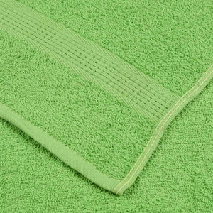 Asciugamani per Sapone 2 pz Verde Mela 30x30 cm 360 g/m² Cotone 137016