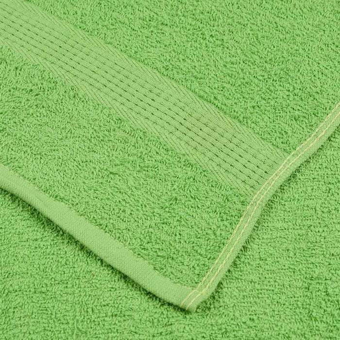 Asciugamani per Sapone 2 pz Verde Mela 30x30 cm 360 g/m² Cotone 137016