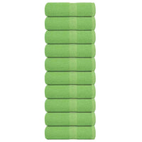 Asciugamani Ospiti 10 pz Verde Mela 30x50 cm 360 g/m² Cotone 137021