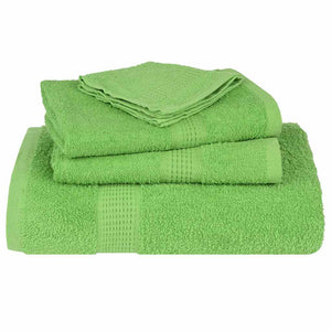 Asciugamani Ospiti 10 pz Verde Mela 30x50 cm 360 g/m² Cotone 137021