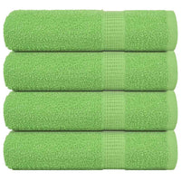 Asciugamani 4 pz Verde Mela 50x100 cm 360 g/m² 100% Cotone 137023