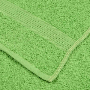 Asciugamani 4 pz Verde Mela 50x100 cm 360 g/m² 100% Cotone 137023