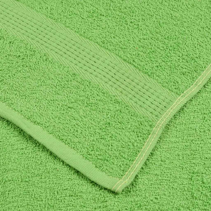 Asciugamani 4 pz Verde Mela 50x100 cm 360 g/m² 100% Cotone 137023