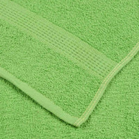 Asciugamani 10 pz Verde Mela 50x100 cm 360 g/m² 100% Cotone 137024