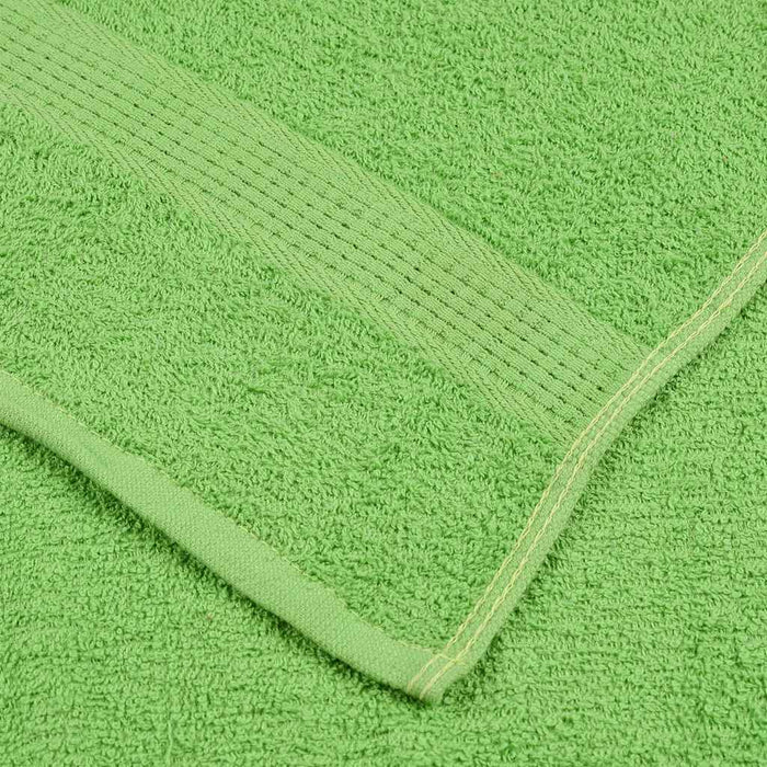 Asciugamani 10 pz Verde Mela 50x100 cm 360 g/m² 100% Cotone 137024