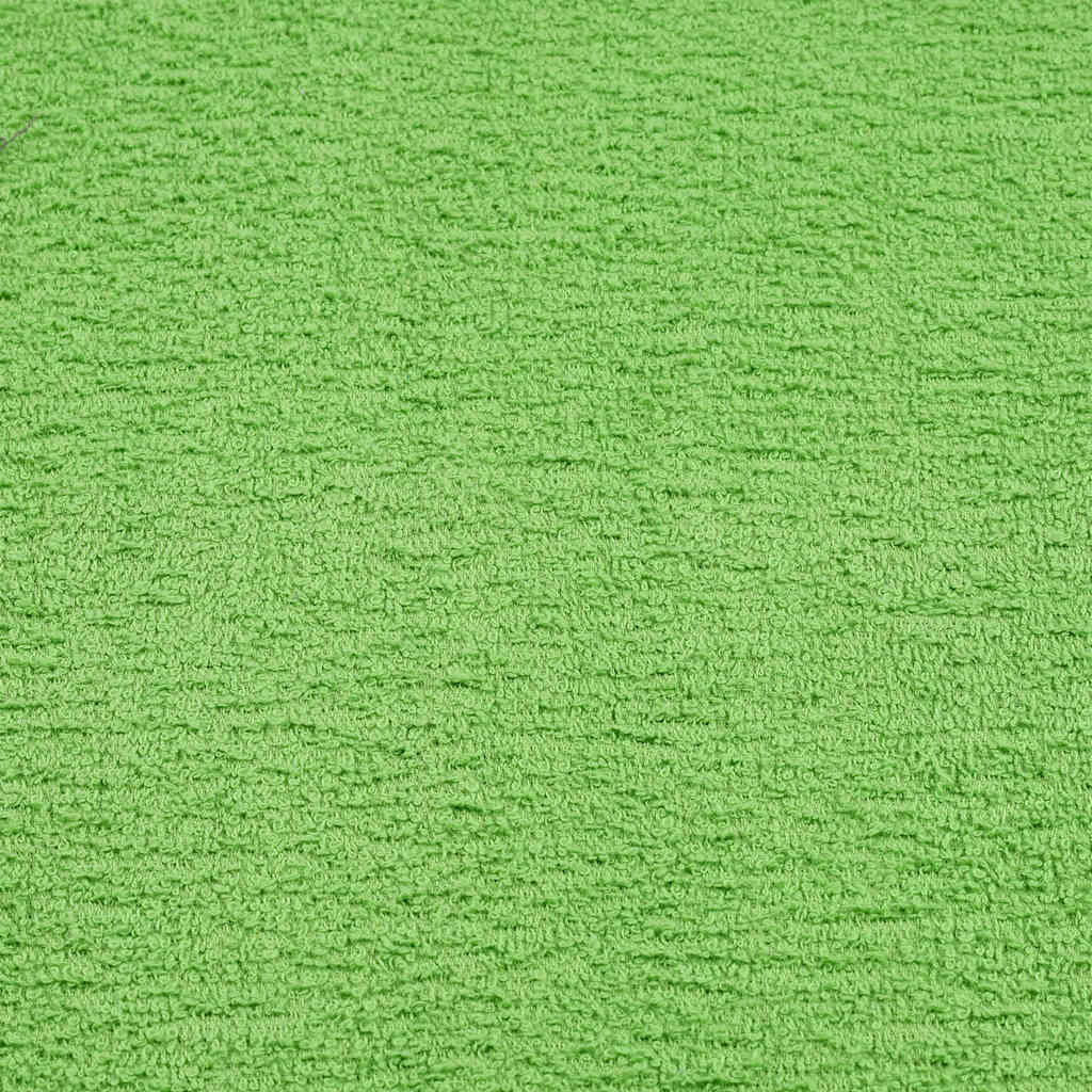 Asciugamani Doccia 10pz Verde Mela 70x140cm 360g/m² 100% Cotone 137027