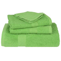 Asciugamani da Bagno 2 pz Verde Mela 100x150 cm 360 g/m² Cotone 137028