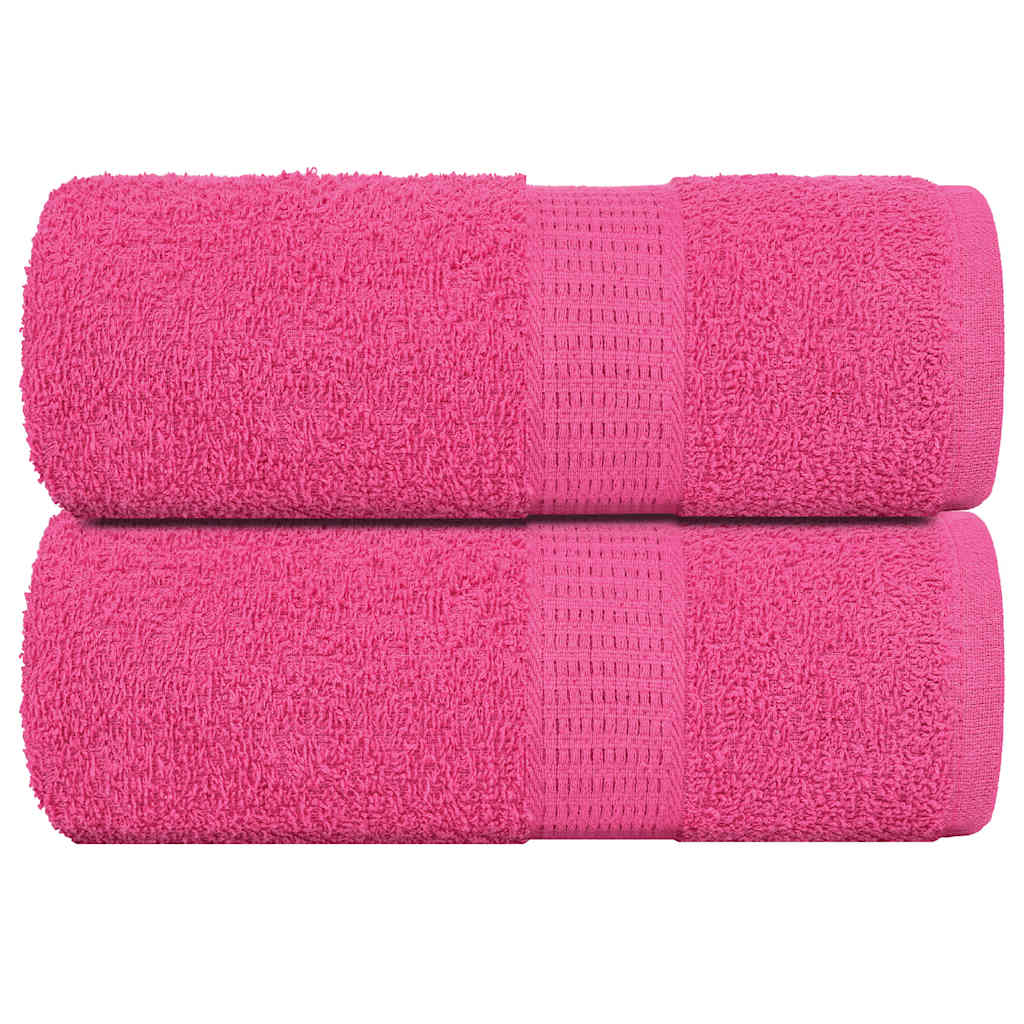 Asciugamani per Sapone 2 pz Rosa 30x30 cm 360 g/m² 100% Cotone 137040