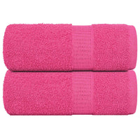 Asciugamani per Sapone 2 pz Rosa 30x30 cm 360 g/m² 100% Cotone 137040