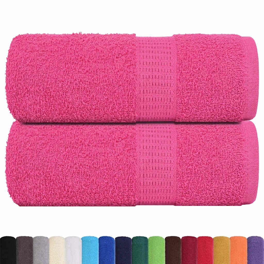 Asciugamani per Sapone 2 pz Rosa 30x30 cm 360 g/m² 100% Cotone 137040