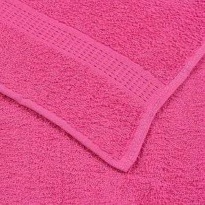 Asciugamani Ospiti 4 pz Rosa 30x50 cm 360 g/m² 100% Cotone 137044