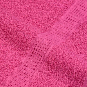 Asciugamani Ospiti 4 pz Rosa 30x50 cm 360 g/m² 100% Cotone 137044