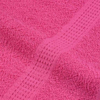 Asciugamani Ospiti 10 pz Rosa 30x50 cm 360 g/m² 100% Cotone 137045